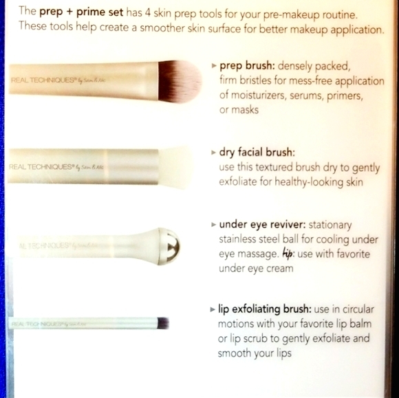 REAL TECHNIQUES PREP & PRIME SET - BRAND NEW - Picture 4 of 5